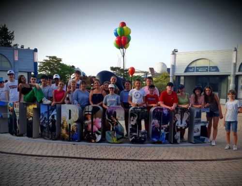 Les élèves de 4ème et 3ème au Futuroscope